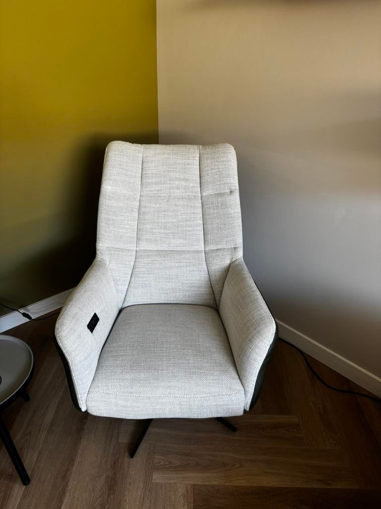 Enzo Luca relaxfauteuil Alice, Huis en Inrichting, Ophalen, Zo goed als nieuw, 50 tot 75 cm, Leer