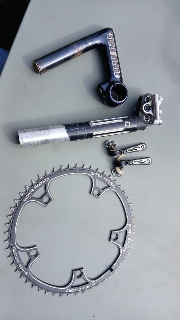Chesini Zullini panto onderdelen Campagnolo Super Record, Fietsen en Brommers, Ophalen of Verzenden, Gebruikt