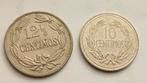 12,5 Centimos 1953 Venezuela UNC Oude Munt 10 Centimos 1971, Ophalen of Verzenden, Zuid-Amerika