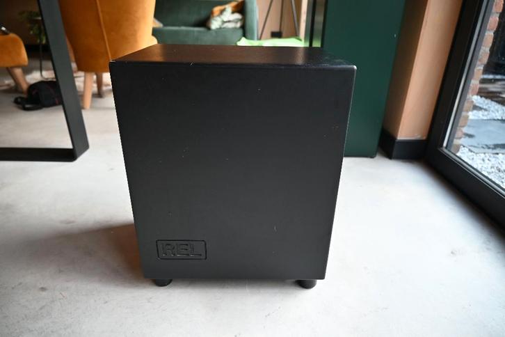 REL Strata II actieve subwoofer, Audio, Tv en Foto, Luidsprekers, Gebruikt, Subwoofer, 60 tot 120 watt, Overige merken, Ophalen