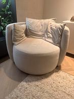 Comfortabele ronde fauteuil  ( terra goossens wonen), Ophalen, Zo goed als nieuw, 75 tot 100 cm, Stof