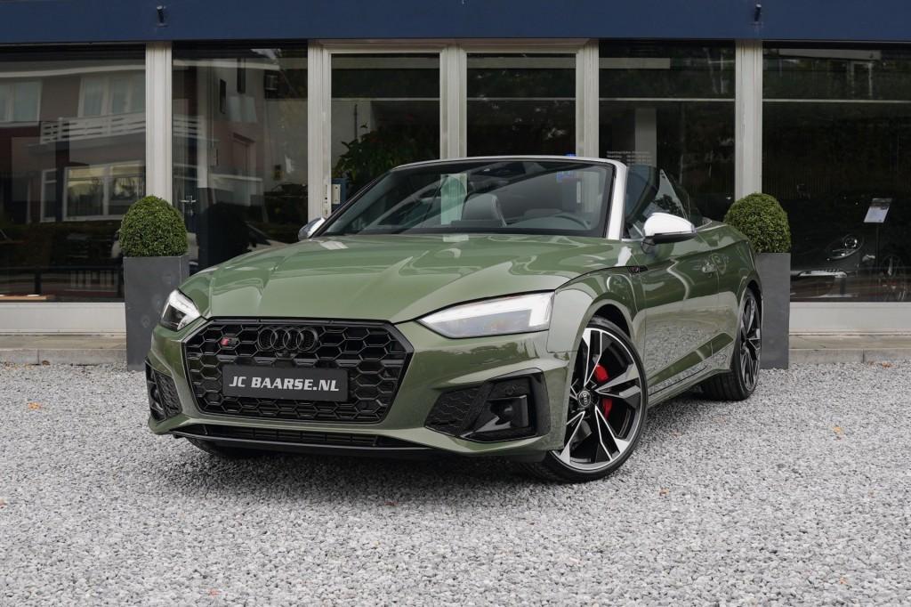 Audi S5 Cabrio 3.0 TFSI Quattro Competition Zwart Optiek, Auto's, Audi, Automaat, Gebruikt, Huisgarantie, 2995 cc