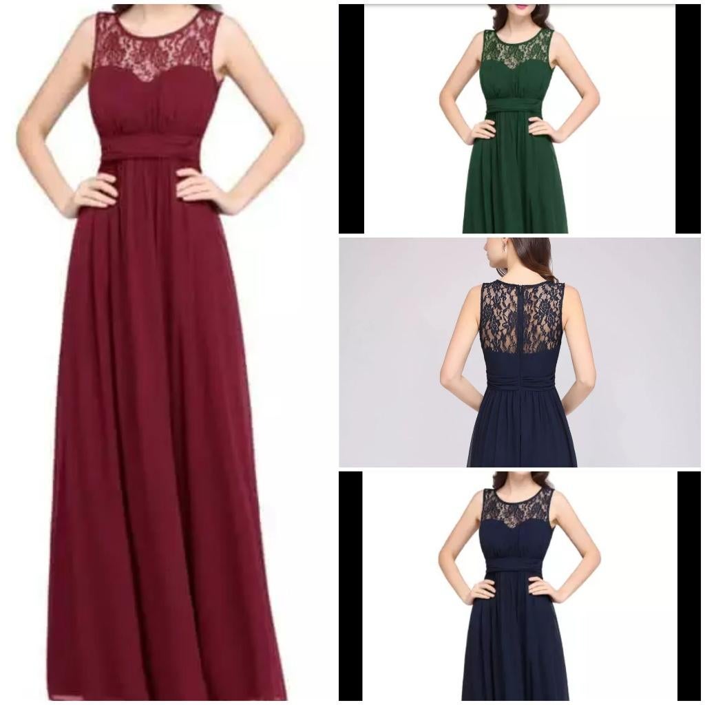 nieuwe galajurk maat 42 en 44 rood, Galajurk, Maat 42/44 (L), All2wish4, Nieuw