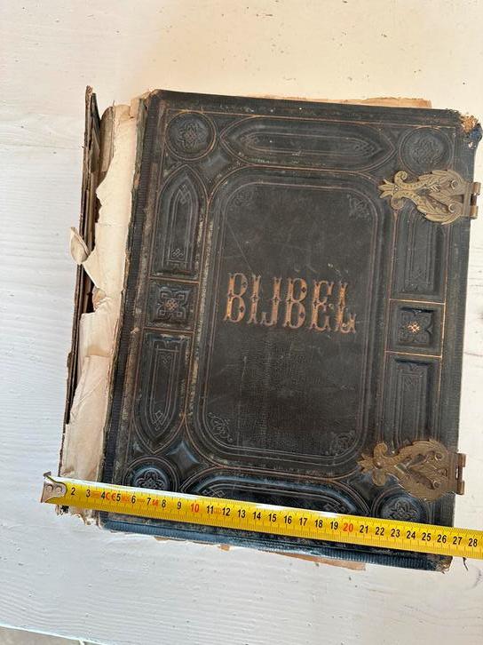 Antieke Bijbel - Het Oude Testament (1865) A.C. Kruseman, Antiek en Kunst, Ophalen of Verzenden