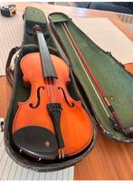 Oude 4/4 viool met koffer en strijkstok - Projectinstrument, Muziek en Instrumenten, Strijkinstrumenten | Violen en Altviolen