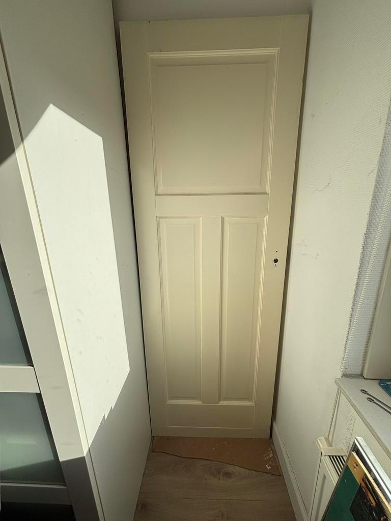 Paneeldeur (jaren 30) 73x 209, Ophalen, Binnendeur, 200 tot 215 cm
