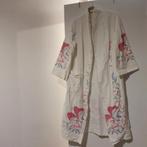 Vintage kimono-stijl badjas met bloemenprint, Onbekend, Ophalen of Verzenden, Gedragen