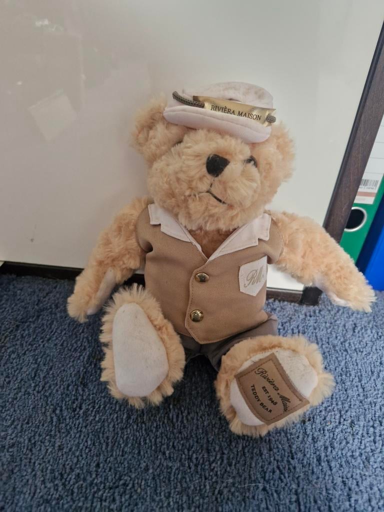 Riviera maison beer, Verzamelen, Ophalen of Verzenden, Zo goed als nieuw, Stoffen beer, Overige merken