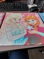 4 schilderijen van Frozen, Ophalen of Verzenden, Zo goed als nieuw