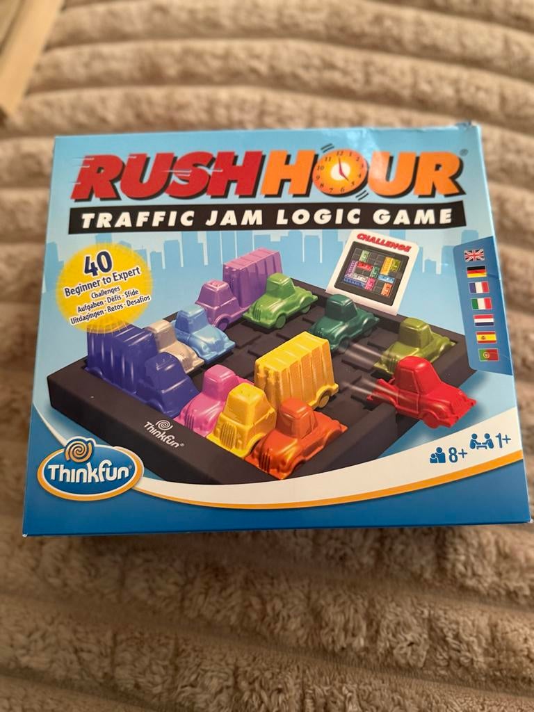 Thinkfun Rush Hour Logica Spel - Zo goed als nieuw, Een of twee spelers, Ophalen of Verzenden, Zo goed als nieuw, Reisspel