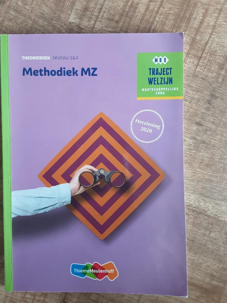 Methodiek MZ, Boeken, Gelezen, ThiemeMeulenhoff, Ophalen of Verzenden, MBO