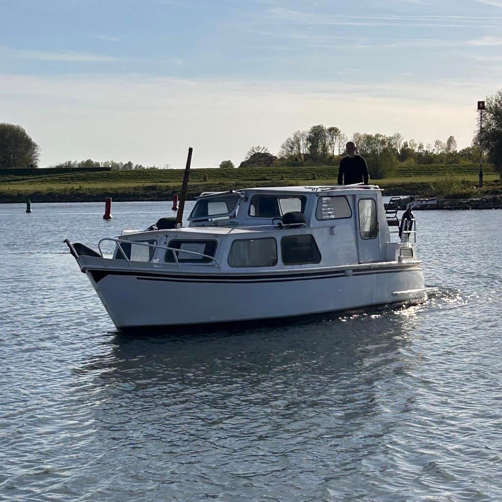 Meeuwkruiser Te Koop Mercedes Motor en Vetus Boegschroef, Watersport en Boten, Motorboten en Motorjachten, Ophalen, Gebruikt, Staal