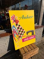 Vintage Anker Naaimachine Reclamebord - Steeds Modern, Antiek en Kunst, Ophalen