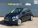 Fiat 500 C 1.2 Lounge Cabrio *zwarte kap *cruise *airco, Voorwielaandrijving, Gebruikt, 4 cilinders, Cabriolet