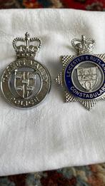 Pet emblemen Engelse politie (zie beschrijving), Ophalen of Verzenden, Landmacht, Embleem of Badge