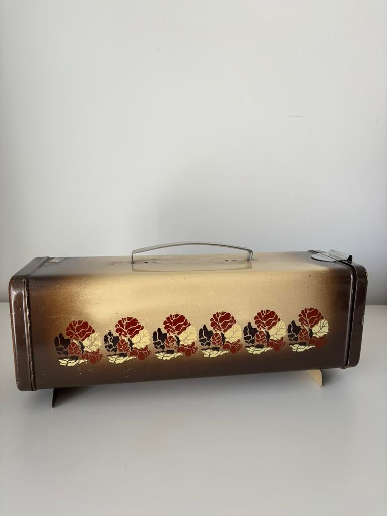 Vintage brabantia ontbijtkoek trommel, Ophalen