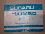 Instructieboekje Subaru Mini Jumbo, Ophalen