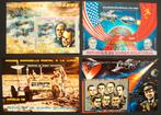 - 771 - 4 Blokjes met USA en USS Ruimtevaarders., Verzenden, Gestempeld, Overige thema's