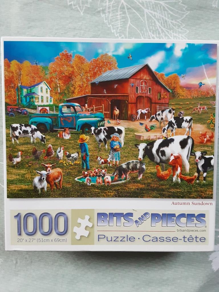 Puzzel Autumm sundown, Ophalen of Verzenden, 500 t/m 1500 stukjes, Zo goed als nieuw