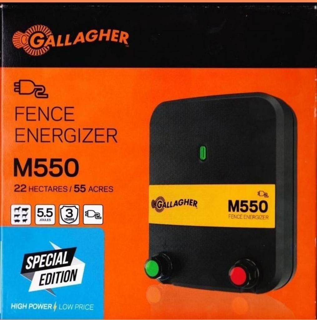Schrikdraad apparaat Gallagher M550 - Nieuw, Dieren en Toebehoren, Stalling en Weidegang, Opfok, Stalling, Weidegang, Toebehoren