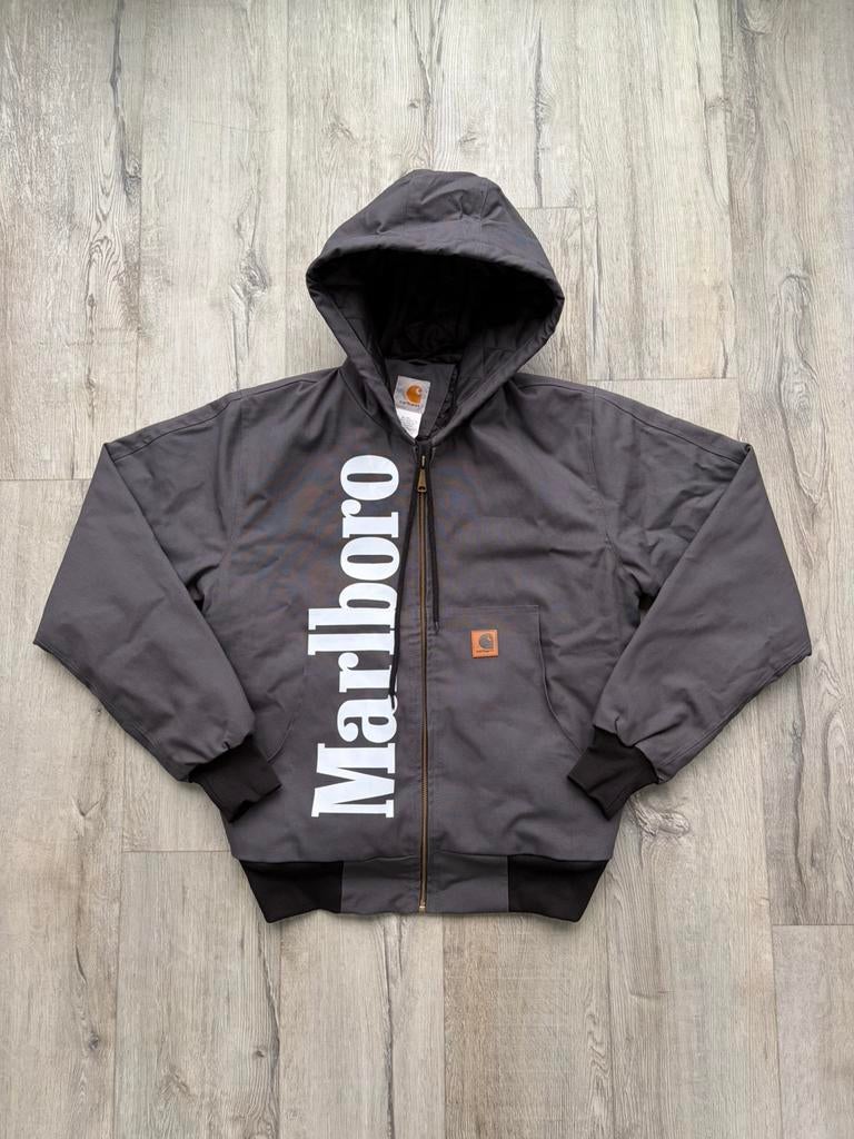 Carhartt x marlboro rework jas grijs - maat M, Ophalen of Verzenden, Nieuw, Maat 48/50 (M), Grijs