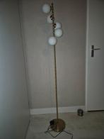 Vloerlamp goud met witte bollen, Ophalen, Zo goed als nieuw, 150 tot 200 cm