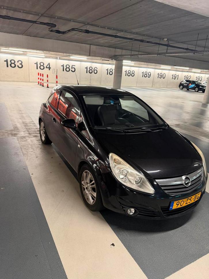 Opel Corsa 2008 Zwart 1.4benzine, Auto's, Opel, Corsa, Benzine, Hatchback, Zwart, Ophalen