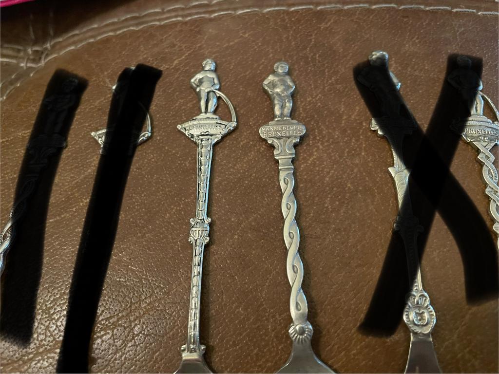 Lepeltje manneke Pis.  Pst, Ophalen of Verzenden, Gebruikt