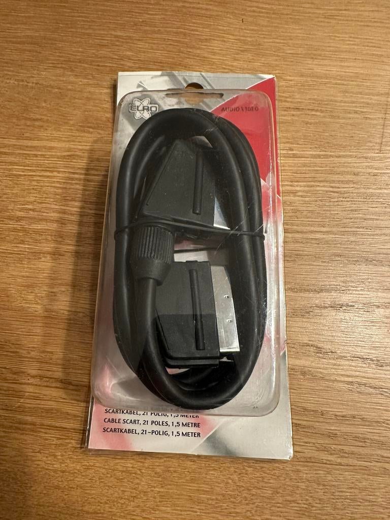 Scart kabel, Audio, Tv en Foto, Audiokabels en Televisiekabels, Ophalen of Verzenden, Zo goed als nieuw, Minder dan 2 meter, Scartkabel