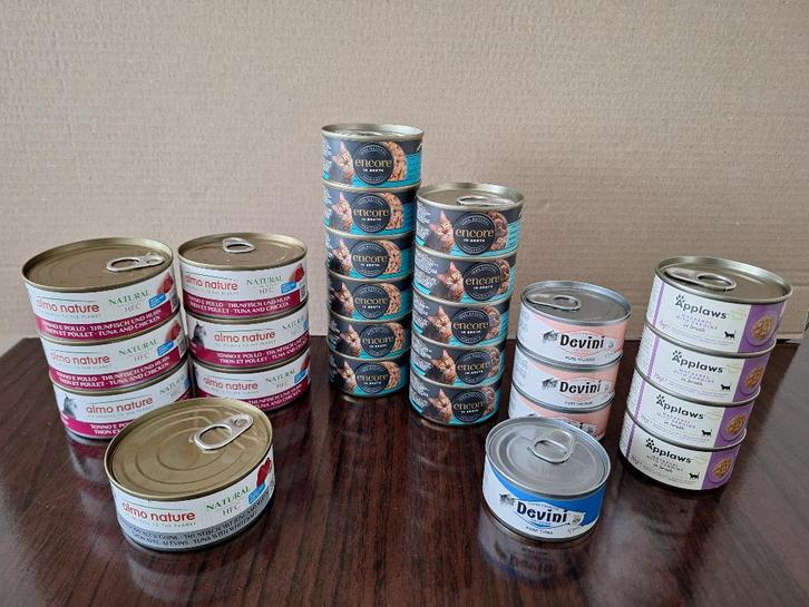 Kattenvoer diverse blikjes, Dieren en Toebehoren, Dierenvoeding, Kat, Ophalen
