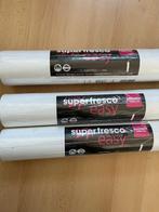 Wit vliesbehang, Ophalen of Verzenden, 10 tot 25 m², Wit, Wit