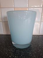 DutZ Collection Conic lichtblauwe vaas (17 cm hoog), Blauw, Ophalen of Verzenden, Minder dan 50 cm, Glas