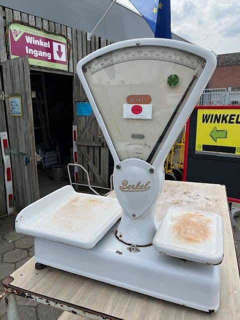 Berkel Vintage weegschaal Model 171 –  Slagersweegschaal, Ophalen, Gebruikt, 500 gram of grover, 10 tot 50 kg