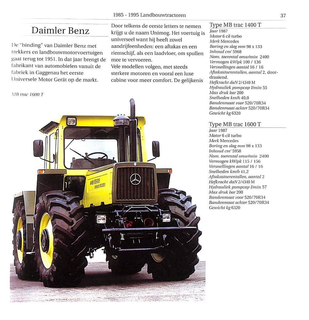 Landbouwtractoren 1985-1995, Verzenden, Nieuw, J.A Hoenderken, Tractor en Landbouw