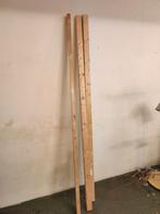 Drie gebruikte balken, Doe-het-zelf en Verbouw, Hout en Planken, Ophalen, Gebruikt, Balk, Vuren