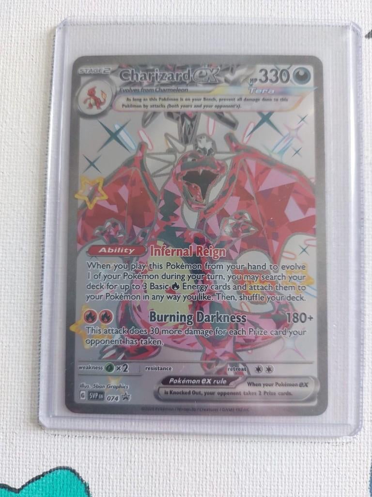 Charizard Ex 074, Ophalen of Verzenden, Nieuw, Losse kaart