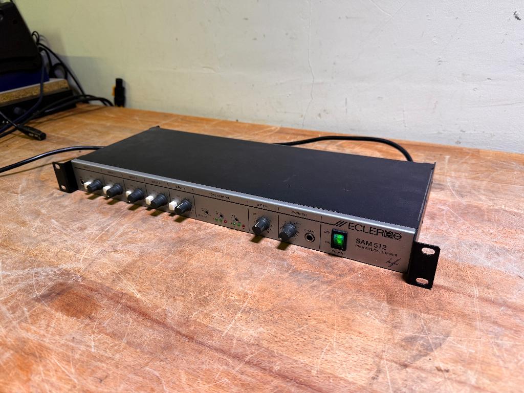 Ecler SAM512 Rack Mixer mengtafel, Ophalen of Verzenden, Gebruikt, Equalizer