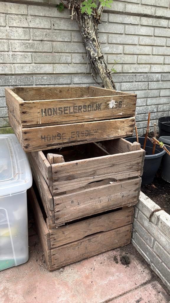 Oude veilingkistjes, Huis en Inrichting, Ophalen, Minder dan 50 cm, Gebruikt, 50 tot 100 cm