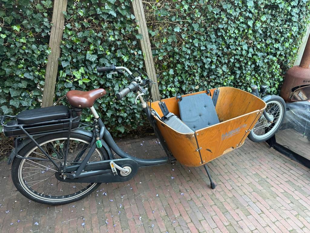 Baboe Bakfiets City - Elektrisch - Defect voor onderdelen, Fietsen en Brommers, Gebruikt, Velgrem, Elektrisch, 2 kinderen