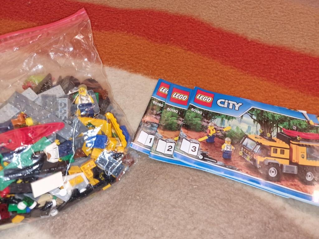 Lego City Jungle Onderzoekstruck 60160, Ophalen of Verzenden, Gebruikt, Complete set, Lego
