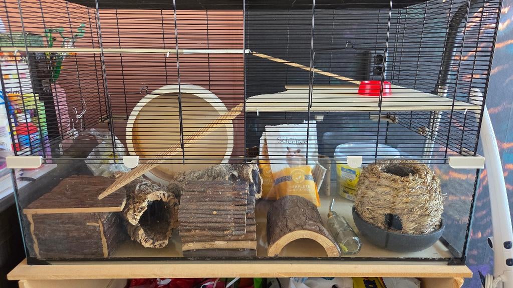 Knaagdier (hamster) kooi, Ophalen, Kooi, Gebruikt, 60 tot 90 cm