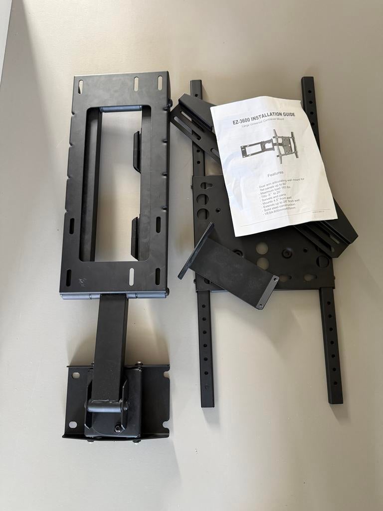 EZ-3600 Televisie tv muurbeugel zwart, Ophalen, Zo goed als nieuw