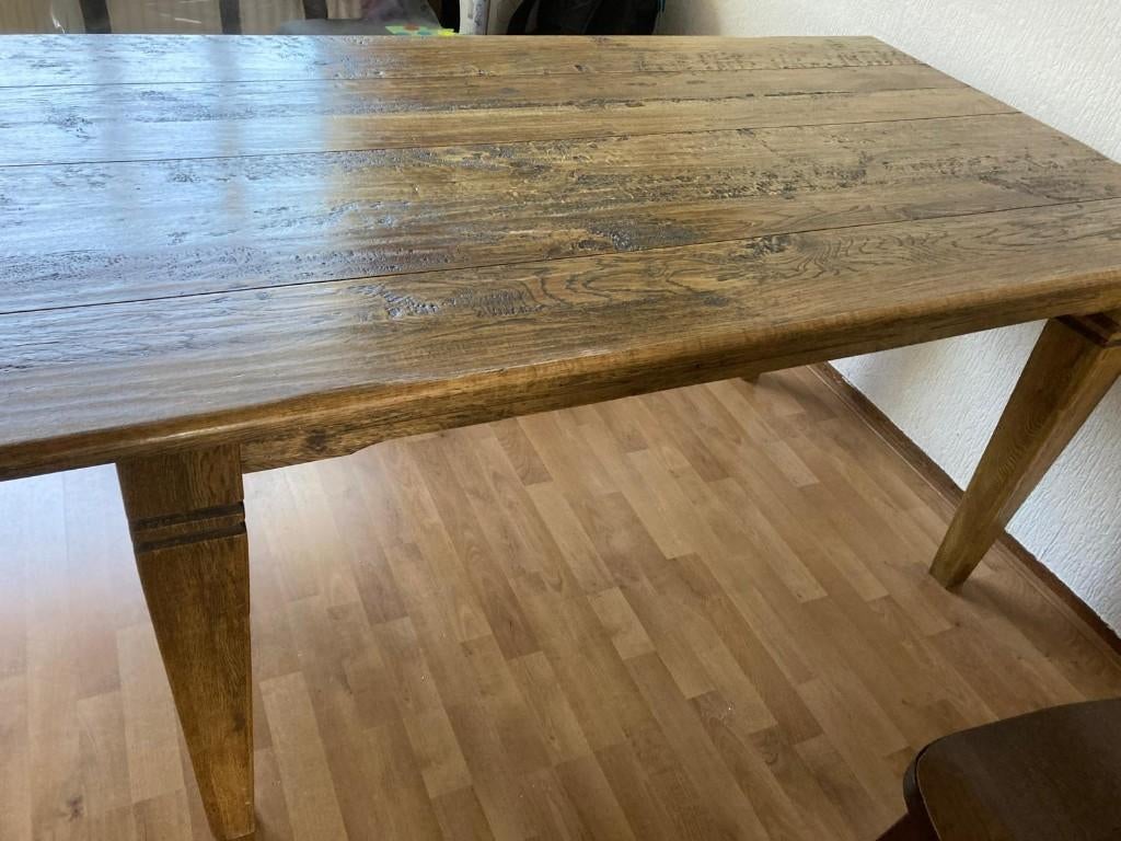 Eetkamer tafel, Huis en Inrichting, Tafels | Eettafels, Gebruikt, 50 tot 100 cm, 150 tot 200 cm, Vier personen, Rechthoekig, Overige houtsoorten