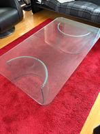Glazen salontafel, Ophalen, 100 tot 150 cm, 50 tot 100 cm, Modern