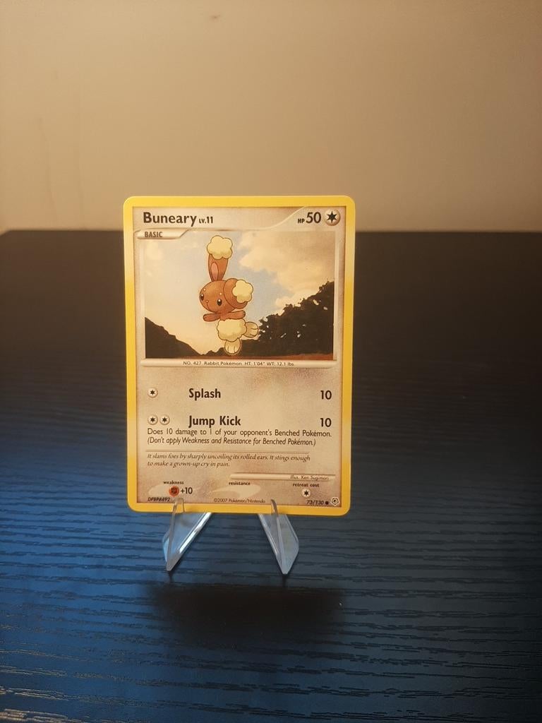 Buneary Pokémon Kaart LV.11 (73/130) - Diamond & Pearl, Ophalen of Verzenden, Zo goed als nieuw, Losse kaart