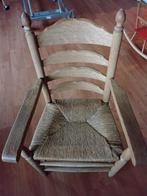 Rieten stoel, handwerk, Ophalen of Verzenden