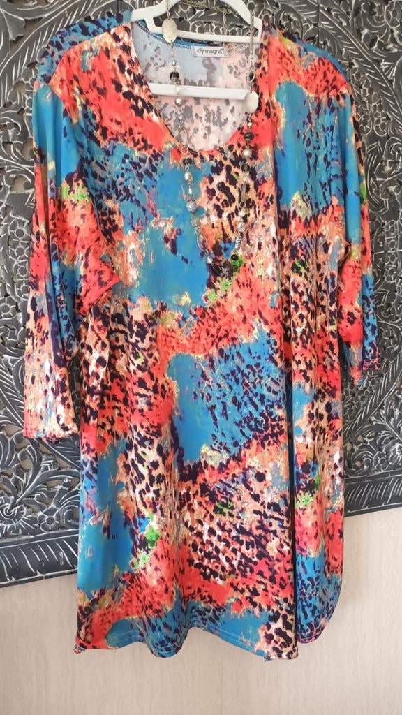 Nieuw tuniek van MAGNA, maat 48/50, Maat 46/48 (XL) of groter, Nieuw, Oranje, Ophalen of Verzenden