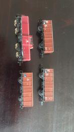 Fleischmann piccolo 7230 v100 met wagons | 1/160 N spoor, Gelijkstroom, Fleischmann, Ophalen of Verzenden, Analoog