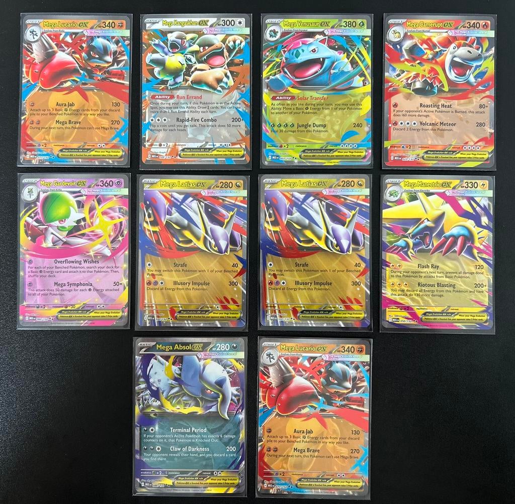 Pokémon Kaarten Mega Evolution, Ophalen of Verzenden, Zo goed als nieuw