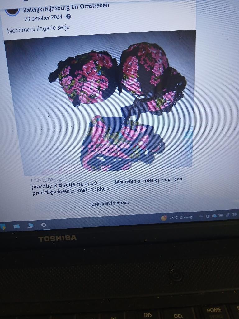 foto is niet mooi bloedmooi 3de setje met string nieuw m 38, Kleding | Dames, Ophalen, Rood, Setje